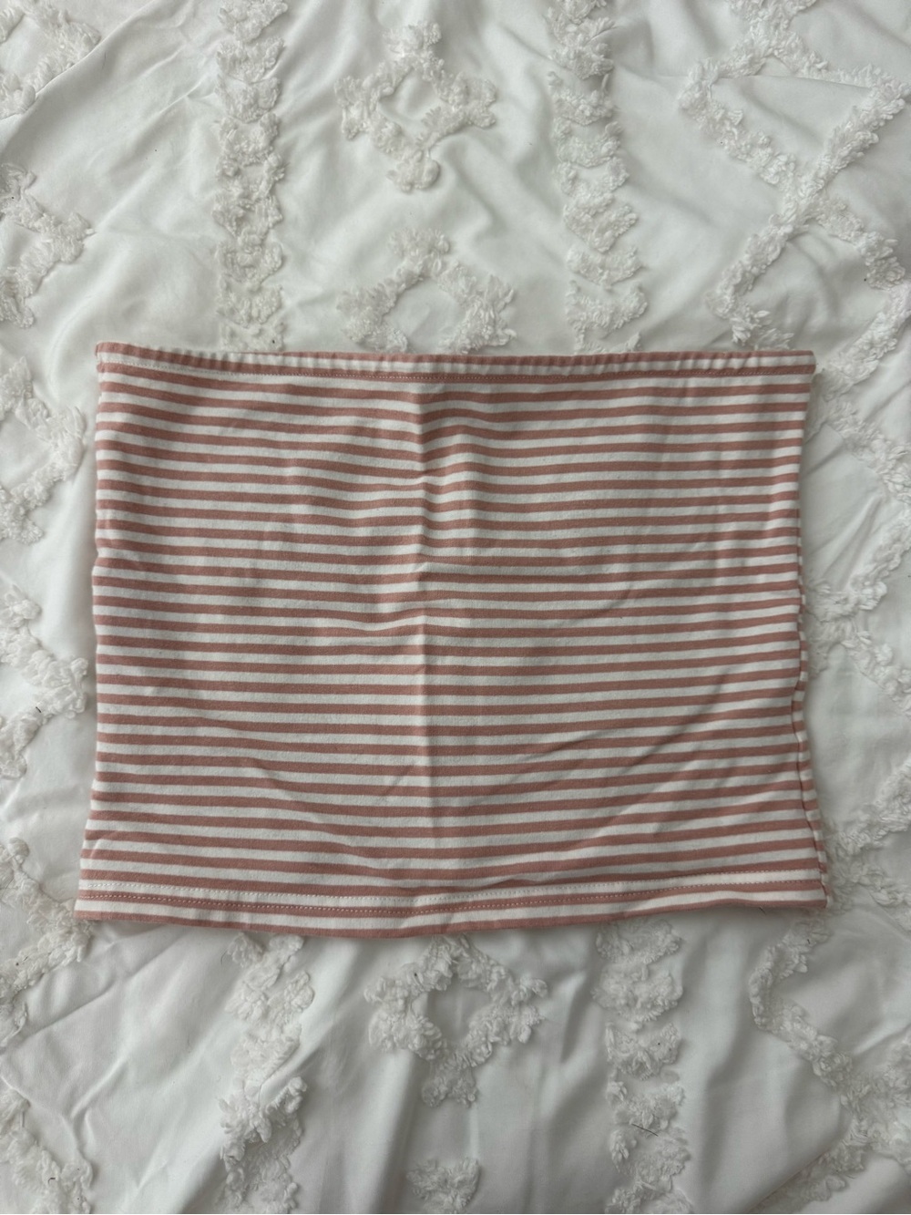 edikted Striped Pink Tube Skirt - Casual Women's Skirt
